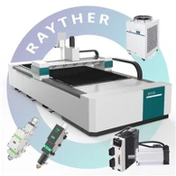 آلة قطع ليزر الألياف 6 كيلو وات من الصلب الكربوني